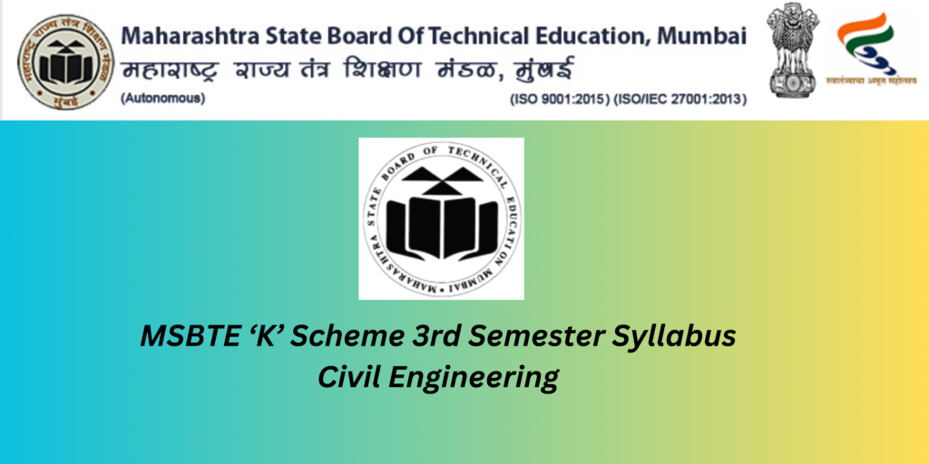 MSBTE K Scheme Syllabus Civil Engineering 3rd Semester